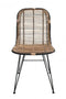 Καρέκλα απο Φυσικό Rattan Looks 48.5x62x93cm