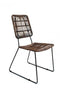 Καρέκλα απο Φυσικό Rattan & Μέταλλο Kato 85x53x54.5cm