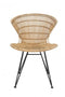Πολυθρόνα από Φυσικό Rattan Kessie 57x56x84cm