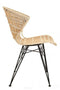 Πολυθρόνα από Φυσικό Rattan Kessie 57x56x84cm