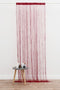 Έτοιμη Ραμμένη Κουρτίνα Κρόσσι 90x250cm Macaroni 5 Αποχρώσεις-Μπορντώ