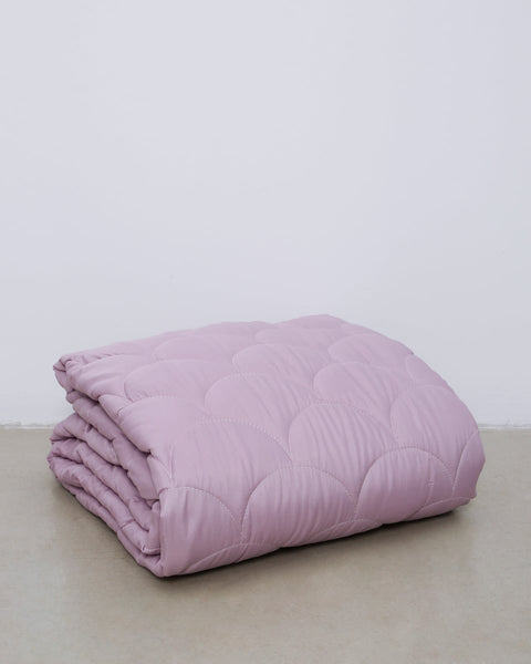 Μονόχρωμο Κουβερλί Microfiber Sandy-Λιλά-Μονή