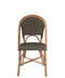 Πλεκτή Καρέκλα από Bamboo & Συνθετικό Rattan Kwame 52x55x96cm
