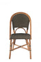Πλεκτή Καρέκλα από Bamboo & Συνθετικό Rattan Kwame 52x55x96cm