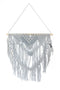 Boho Διακοσμητικό Τοίχου Βαμβακερό Macrame Rohan σε 2 Αποχρώσεις-Γκρι-50x50cm