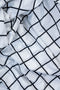 Microsilk Κομποζέ Εμπριμέ Oxford Ζεύγος Μαξιλαροθήκες Άσπρο-Μαύρο Καρό Nano 50x70+5cm