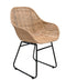 Πολυθρόνα από Φυσικό Rattan Londres 64x54.5x88.5cm