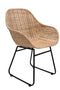 Πολυθρόνα από Φυσικό Rattan Londres 64x54.5x88.5cm