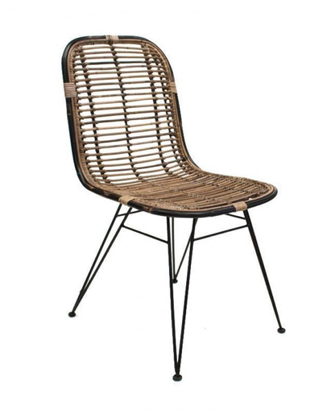 Καρέκλα απο Φυσικό Rattan Looks 48.5x62x93cm