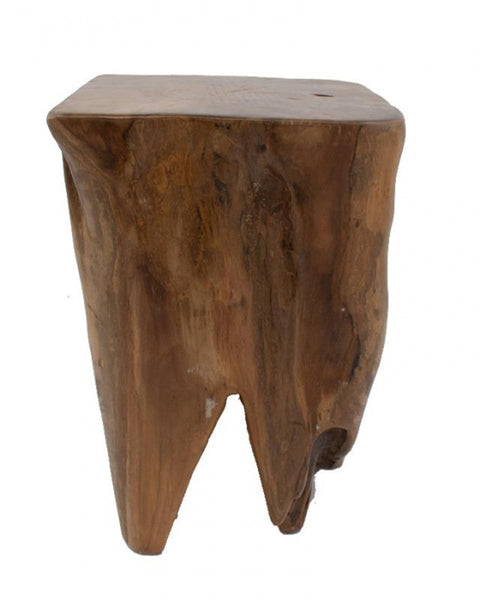 Σκαμπώ Teak Lot 27x27x43cm