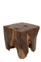 Σκαμπώ Teak Lot 30x30x30cm