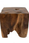 Σκαμπώ Teak Lot 30x30x30cm