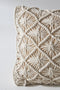 Boho Βαμβακερή Macrame Μαξιλαροθήκη Φιγούρας Luna 40x40cm