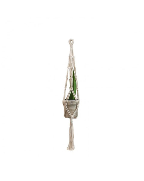 Boho Βαμβακερό Χειροποίητο Macrame Για Γλάστρα Drops 90cm