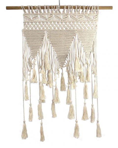 Boho Βαμβακερό Χειροποίητο Μακραμέ 26 75x59cm