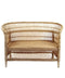 Πλεκτός Διθέσιος Καναπές από Φυσικό Rattan Malawi 123x62x83cm