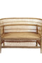 Πλεκτός Διθέσιος Καναπές από Φυσικό Rattan Malawi 123x62x83cm
