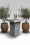 GFRC Τραπέζι Μπάρ Concrete Fiberglass Mateus 100x100x110cm