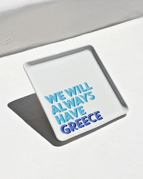 Πιάτο Λευκή Πορσελάνη Memories Tomy K  21x21cm