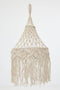 Boho Διακοσμητικό Οροφής Macrame με Κρόσσια Milo 40x61x10cm
