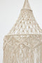 Boho Διακοσμητικό Οροφής Macrame με Κρόσσια Milo 40x61x10cm