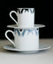 Κούπα Espresso με Πιατάκι Rotate Ikat σε 2 Αποχρώσεις