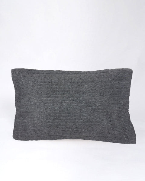 Διακοσμητική Oxford Μαξιλαροθήκη Nairi 50x70+3cm-Ανθρακί