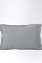Διακοσμητική Oxford Μαξιλαροθήκη Nairi 50x70+3cm-Γκρι Απαλό