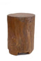 Σκαμπώ Τραπεζάκι από Μασίφ Teak Nami 35x43cm