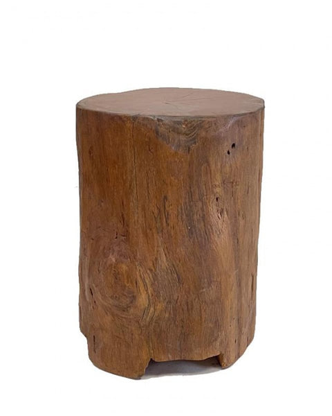 Σκαμπώ Τραπεζάκι από Μασίφ Teak Nami 35x43cm