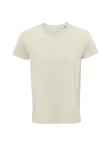 Unisex Natural Βαμβακερή Κοντομάνικη Μπλούζα T-Shirt Basic Line