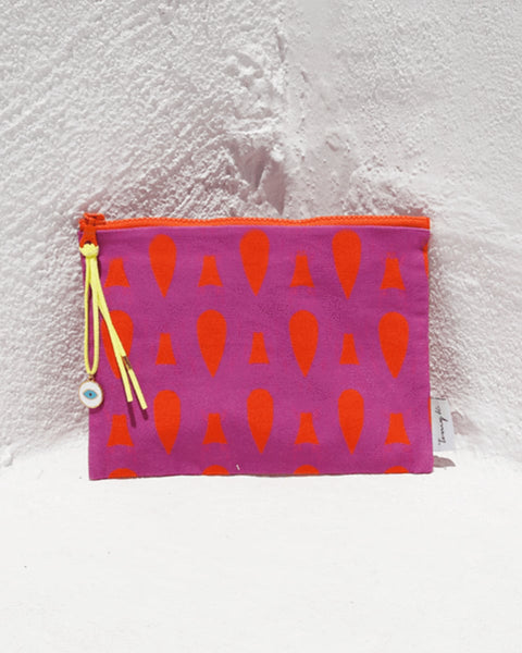 Αδιάβροχο Νεσεσέρ με Τύπωμα Electra Pink Tomy K 24x16cm