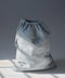 Microsilk Σάκος Απλύτων με Κέντημα Laundry Bag Nomas σε 2 Διαστάσεις-50x70cm-Γκρι