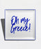 Πιάτο Λευκή Πορσελάνη Oh my Greece! Tomy K 21x21cm
