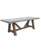 GFRC Ορθογώνιο Τραπέζι Concrete Fiberglass Oriel 100x200x75cm