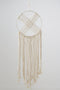 Boho Διακοσμητικό Τοίχου Macrame Ονειροπαγίδα με Κρόσσια Orion 30x60cm