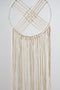 Boho Διακοσμητικό Τοίχου Macrame Ονειροπαγίδα με Κρόσσια Orion 30x60cm