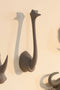 Διακοσμητικό Ξύλινο Άγκιστρο Τοίχου Animal Big Ostrich Υ30cm σε 7 Αποχρώσεις-Stone