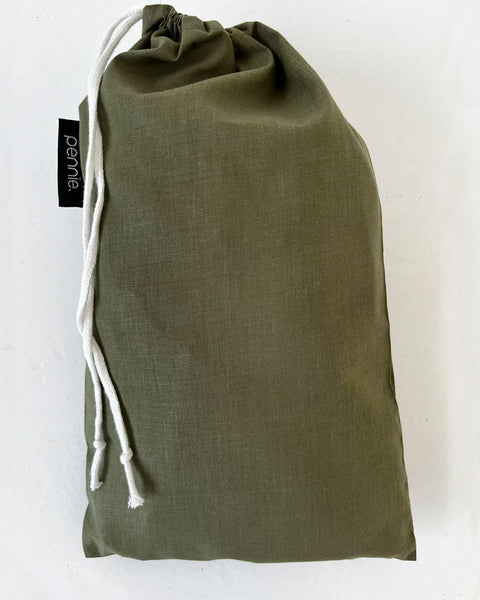 Πουγκί Αποθήκευσης για Makeup, Accessories Peak 20x35cm-Χακί