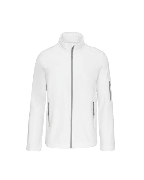 Ανδρικό Αδιάβροχο Μπουφάν Softshell Pennie Sea- Technical-Άσπρο-Medium