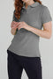 Γυναικεία Ανθρακί Κοντομάνικη Μπλούζα Polo Quick Dry Pennie Sea- Technical -X Small