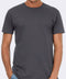 Unisex Βαμβακερή Κοντομάνικη Μπλούζα T-Shirt Basic Line 5 Αποχρώσεις-Ανθρακί-X Small
