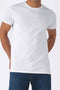 Unisex Βαμβακερή Κοντομάνικη Μπλούζα T-Shirt Basic Line 5 Αποχρώσεις-Άσπρο-XX Large