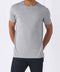 Unisex Βαμβακερό T-Shirt με Λαιμόκοψη Basic Line 4 Αποχρώσεις-Γκρι-Large
