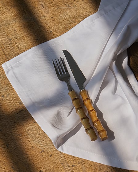 Λευκή Πετσέτα Φαγητού Catering Restaurant Diagonale σε 3 Διαστάσεις
