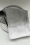 Βαμβακερό Ποτηρόπανο με Φάσα Pluton 36x55cm-Εκρού Γκρι