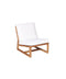 Πολυθρόνα Teak με Μαξιλάρι Gravity 60x71x84cm