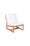 Πολυθρόνα Teak με Μαξιλάρι Gravity 60x71x84cm