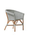 Πλεκτή Πολυθρόνα Bamboo Delfini 63x52x86cm