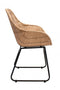 Πολυθρόνα από Φυσικό Rattan Londres 64x54.5x88.5cm